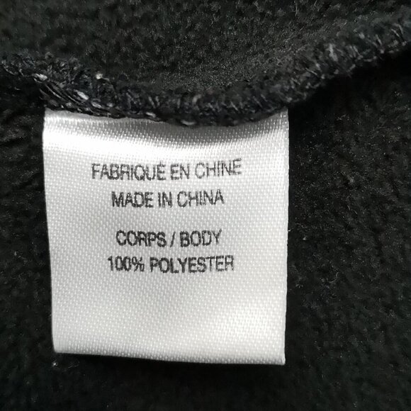 ACX Active Men's Size Large Black Fleece Lined Full Zip Hooded Jacket - Picture 3 of 12